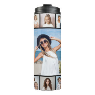 Creëer Uw eigen 17 fotocollage Thermosbeker