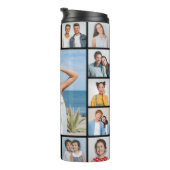 Creëer Uw eigen 17 fotocollage Thermosbeker (Geroteerd rechts)
