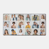 Creëer Uw eigen 18 Foto-Collage bewerkbare kleur Bureaumat (Voorkant)