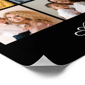 Creëer Uw eigen 18 fotocollage Een groet toevoegen Poster (Hoek)