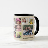 Creëer Uw eigen 18-reeks fotocollage-citaat voor Mok (Voorkant rechts)