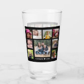 Creëer Uw eigen 18-serie Citaat Foto Collage   Glas (Achterkant)