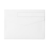 Wikkel Retouradres labels, Klassiek - 2,54 cm x 18,42 cm (Achterkant)