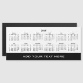 Creëer Uw eigen 2015 Kalender Sjabloon (Voorkant / Achterkant)