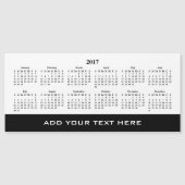 Creëer Uw eigen 2017 Custom Calendar Magnetische K (Voorkant)