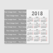 Creëer uw eigen 2018-kalendermagneetkaart (Voorkant)