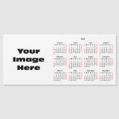 Creëer Uw eigen 2021 aangepaste kalender-magneetka (Voorkant)