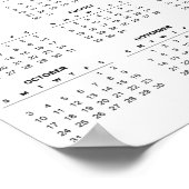 Creëer Uw eigen 2021-bedrijfkalender | POSTER (Hoek)