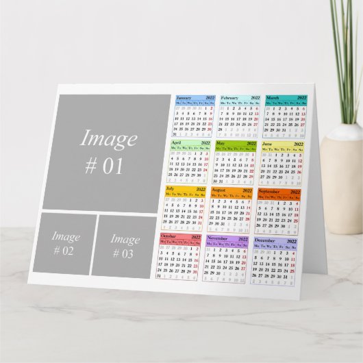 Creëer uw eigen 2022-kalenderkaart kaart (Voorkant)