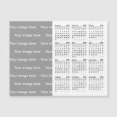 Creëer uw eigen 2022-kalendermagneetkaart (Voorkant)