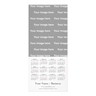 Creëer uw eigen 2022-kalenderrackkaart reclamekaart