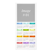 Creëer uw eigen 2022-kalenderrackkaart reclamekaart (Voorkant)