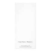 Creëer uw eigen 2022-kalenderrackkaart reclamekaart (Achterkant)