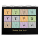 Creëer Uw eigen 2024 aangepaste familie foto Kalender (Hoes)