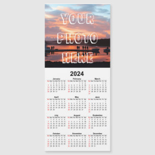 Creëer uw eigen 2024 Foto Magnetische Kalender Kaa