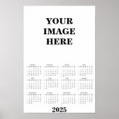 Creëer uw eigen 2025 kalender poster (Voorkant)