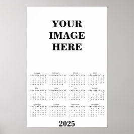 Creëer uw eigen 2025 kalender poster