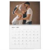 creëer uw eigen 2025 Simple Custom Photo Collage Kalender (Mar 2027)