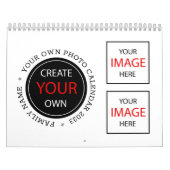 Creëer Uw eigen 2026 fotokalender / gepersonalisee Kalender (Hoes)