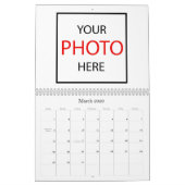 Creëer Uw eigen 2026 fotokalender / gepersonalisee Kalender (Mar 2026)