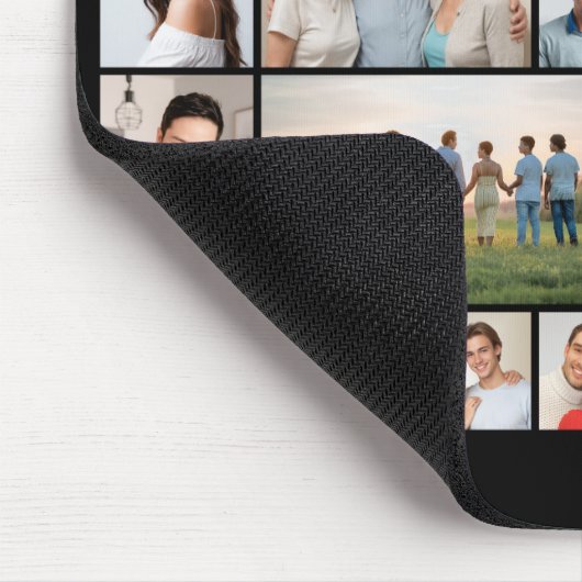 Creëer uw eigen 20 foto collage Muismat (Hoek)