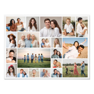Creëer Uw eigen 20 Fotocollage Fotouitbreiding Foto Afdruk
