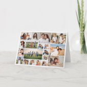 Creëer Uw eigen 20 Fotocollage Groet Kaart (Voorkant)