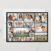 Creëer Uw eigen 20 Fotocollage Groet Kaart (Voorkant)