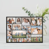 Creëer Uw eigen 20 Fotocollage Groet Kaart (Staand voorkant)