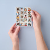 Creëer uw eigen 20 fotocollage papier blad/flyer flyer (Hand)