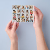 Creëer uw eigen 20 fotocollage papier blad/flyer flyer (Hand)