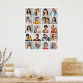 Creëer Uw eigen 20 Fotocollage Poster (Keuken)