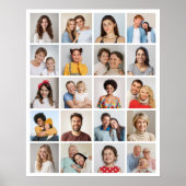 Creëer Uw eigen 20 Fotocollage Poster (Voorkant)