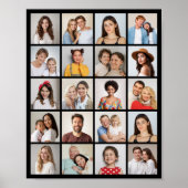 Creëer Uw eigen 20 Fotocollage Poster (Voorkant)