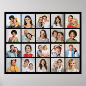 Creëer Uw eigen 20 Fotocollage Poster (Voorkant)