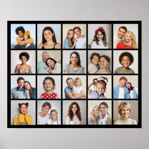Creëer Uw eigen 20 Fotocollage Poster