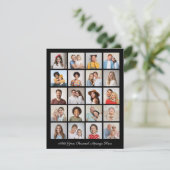 Creëer Uw eigen 20 fotocollage Uw groet toevoegen Kaart (Staand voorkant)