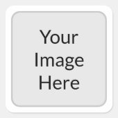 Creëer uw eigen 20 per vel Glanzend of mat 1,5" Vierkante Sticker (Voorkant)