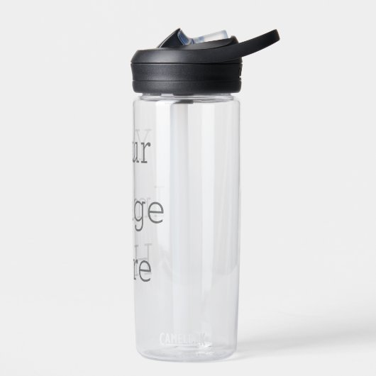 Personaliseerbare Waterfles Stijl: CamelBak Eddy®, Maat: Waterfles (591 ml), Kleur: Doorzichtig (Links)