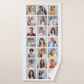 Creëer Uw eigen 21 bewerkbare kleur voor fotocolla Badhanddoek (Badhanddoek)