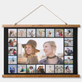 Creëer Uw eigen 21 bewerkbare kleur voor fotocolla Hangend Wandkleed (Voorkant)