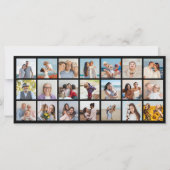 Creëer Uw eigen 21 bewerkbare kleur voor fotocolla Kaart (Voorkant)