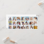 Creëer Uw eigen 21 bewerkbare kleur voor fotocolla Kaart (Voorkant / Achterkant in situ)