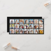 Creëer Uw eigen 21 bewerkbare kleur voor fotocolla Kaart (Voorkant / Achterkant in situ)