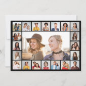 Creëer Uw eigen 21 bewerkbare kleur voor fotocolla Kaart (Voorkant)