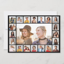 Creëer Uw eigen 21 bewerkbare kleur voor fotocolla Kaart