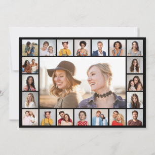 Creëer Uw eigen 21 bewerkbare kleur voor fotocolla Kaart