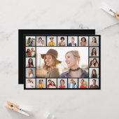 Creëer Uw eigen 21 bewerkbare kleur voor fotocolla Kaart (Voorkant / Achterkant in situ)