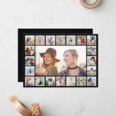 Creëer Uw eigen 21 bewerkbare kleur voor fotocolla Notitiekaartje (Voorkant / Achterkant in situ)