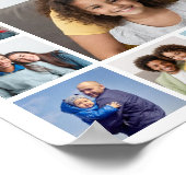 Creëer Uw eigen 21 bewerkbare kleur voor fotocolla Poster (Hoek)